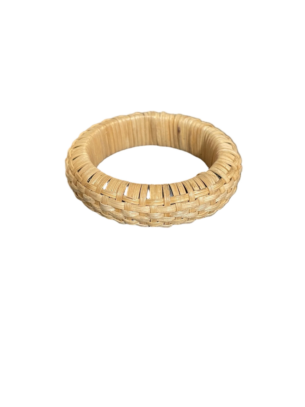 Handwoven Rattan Bangle Bracelet